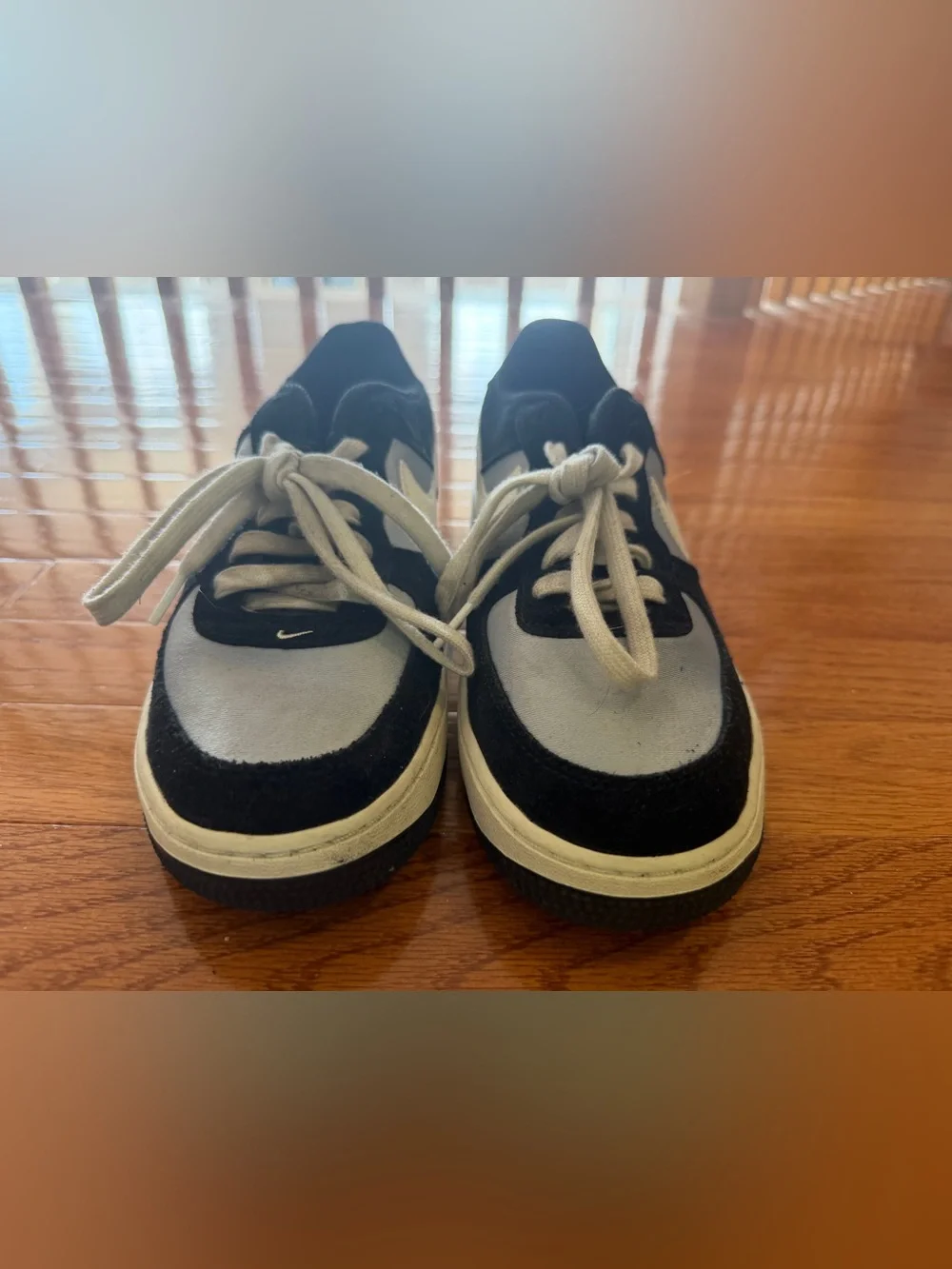 Nike AF1 Low Black Gray Sails Air Force One 7Y